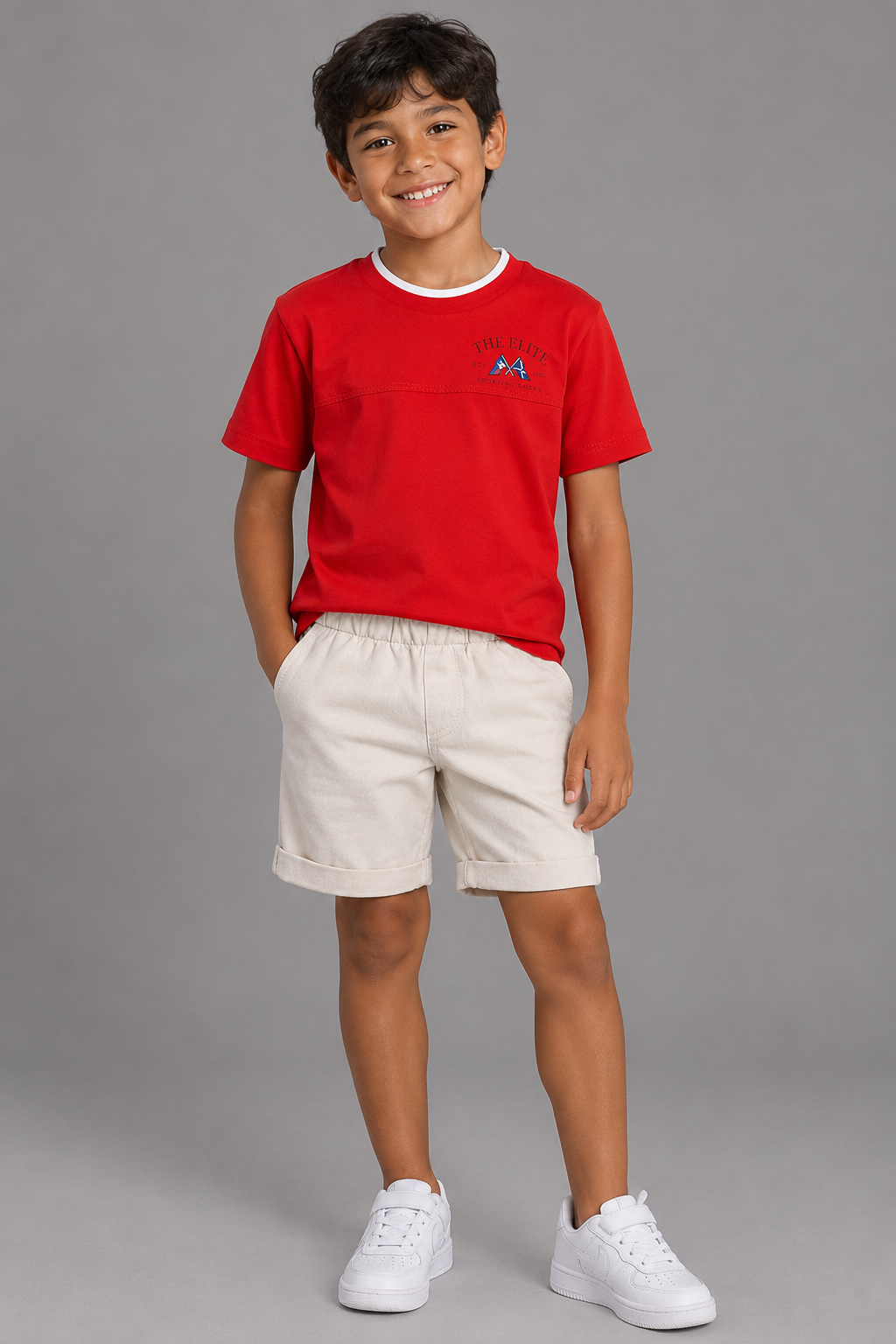 CONJ MAS CAM THE ELITE E BER MLT VERMELHO/BAUNILHA