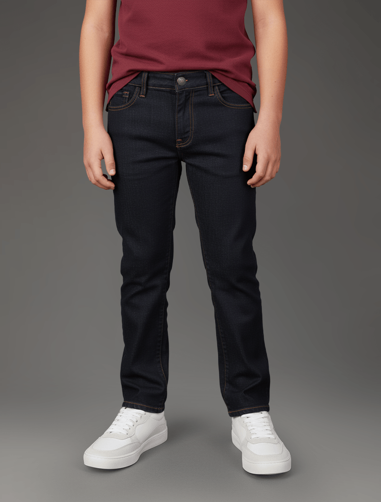 CALCA CKJ KIDS JEANS SKINNY 5 POCKETS MARINHO