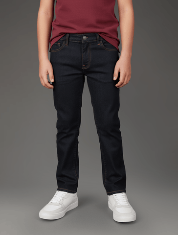 CALCA CKJ KIDS JEANS SKINNY 5 POCKETS MARINHO