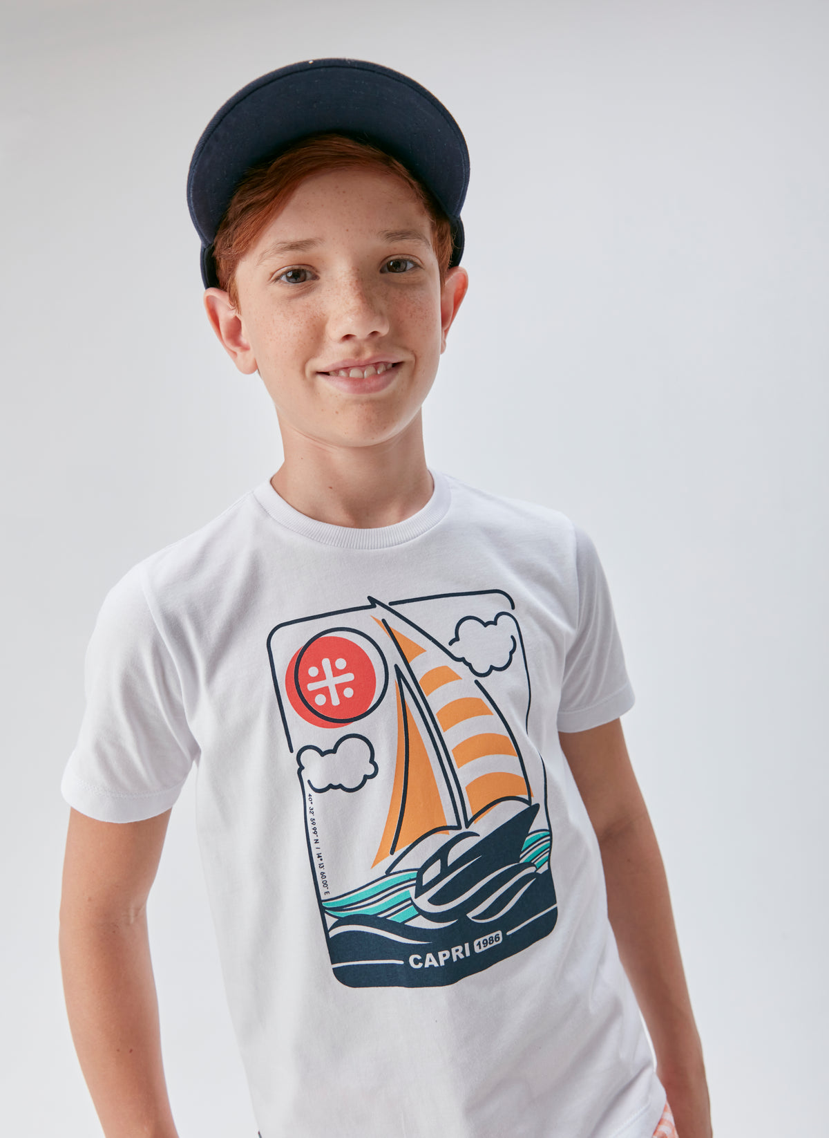 CAMISETA MAS EST VETORIZADA BARCO CAPRI BRANCO