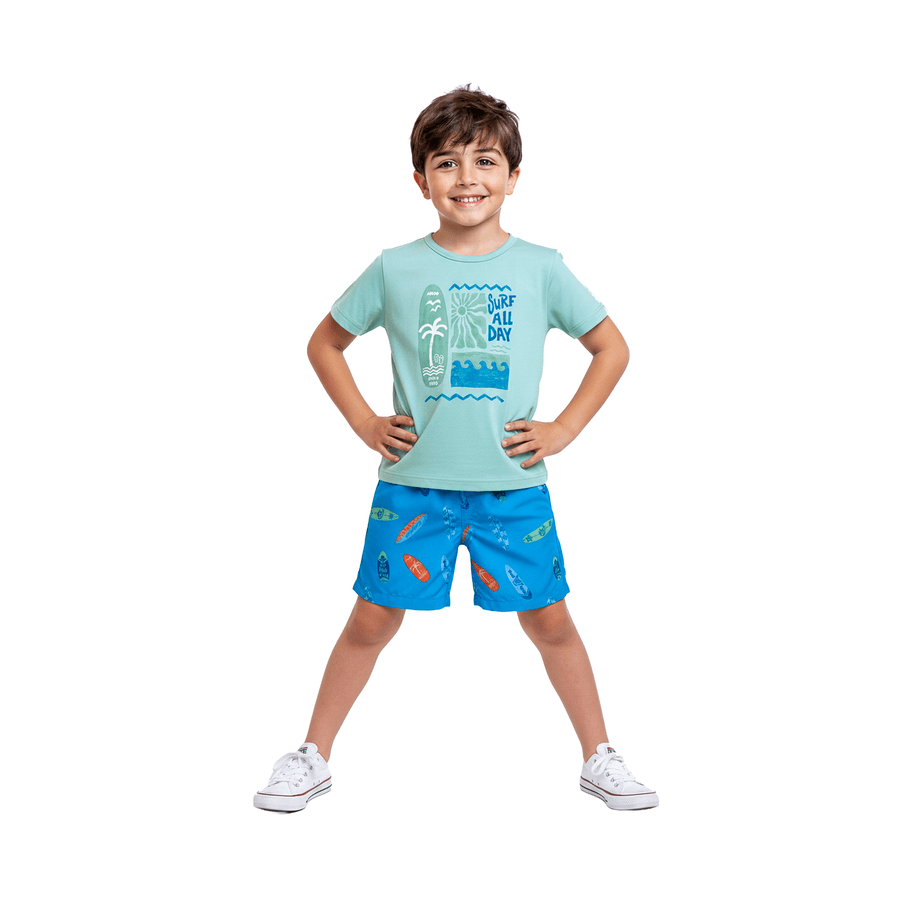CONJ MAS CAM E BERM SURF ALL DAY VERDE/AZUL