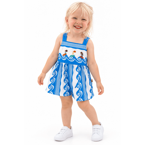PIMPAO FEM NAS ONDAS DO SURF ALPHABETO BRANCO/AZUL