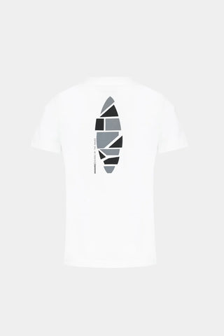 CAMISETA ARAMIS INF MC ESTAMPA PRANCHA OFF WHITE