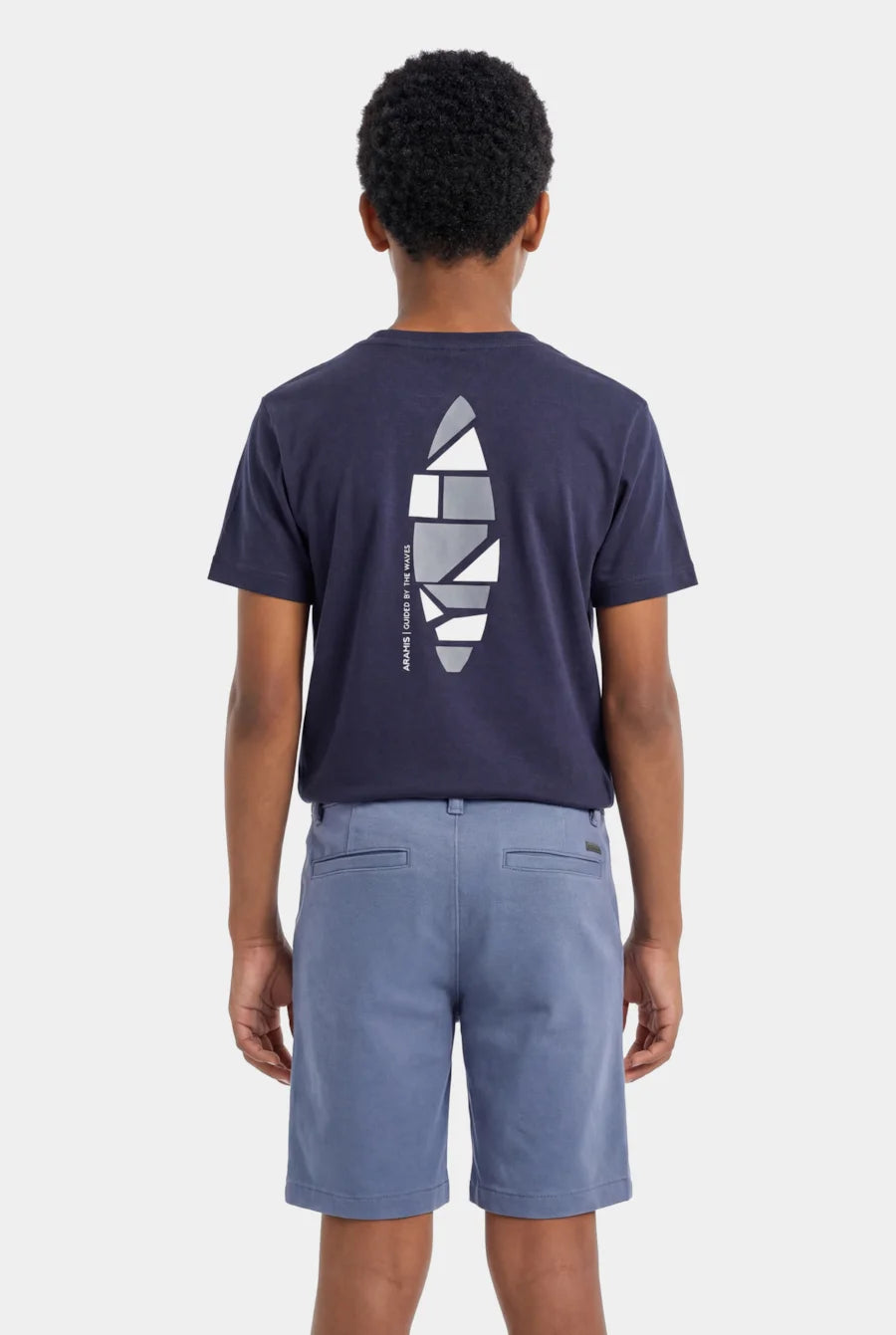 CAMISETA ARAMIS INF MC ESTAMPA PRANCHA NAVY
