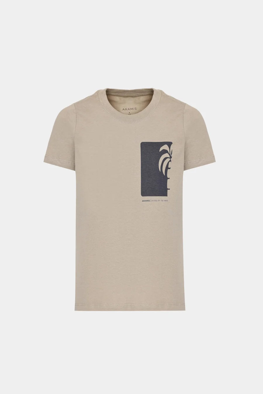 CAMISETA ARAMIS INF MC ESTAMPA COQUEIRO CAQUI