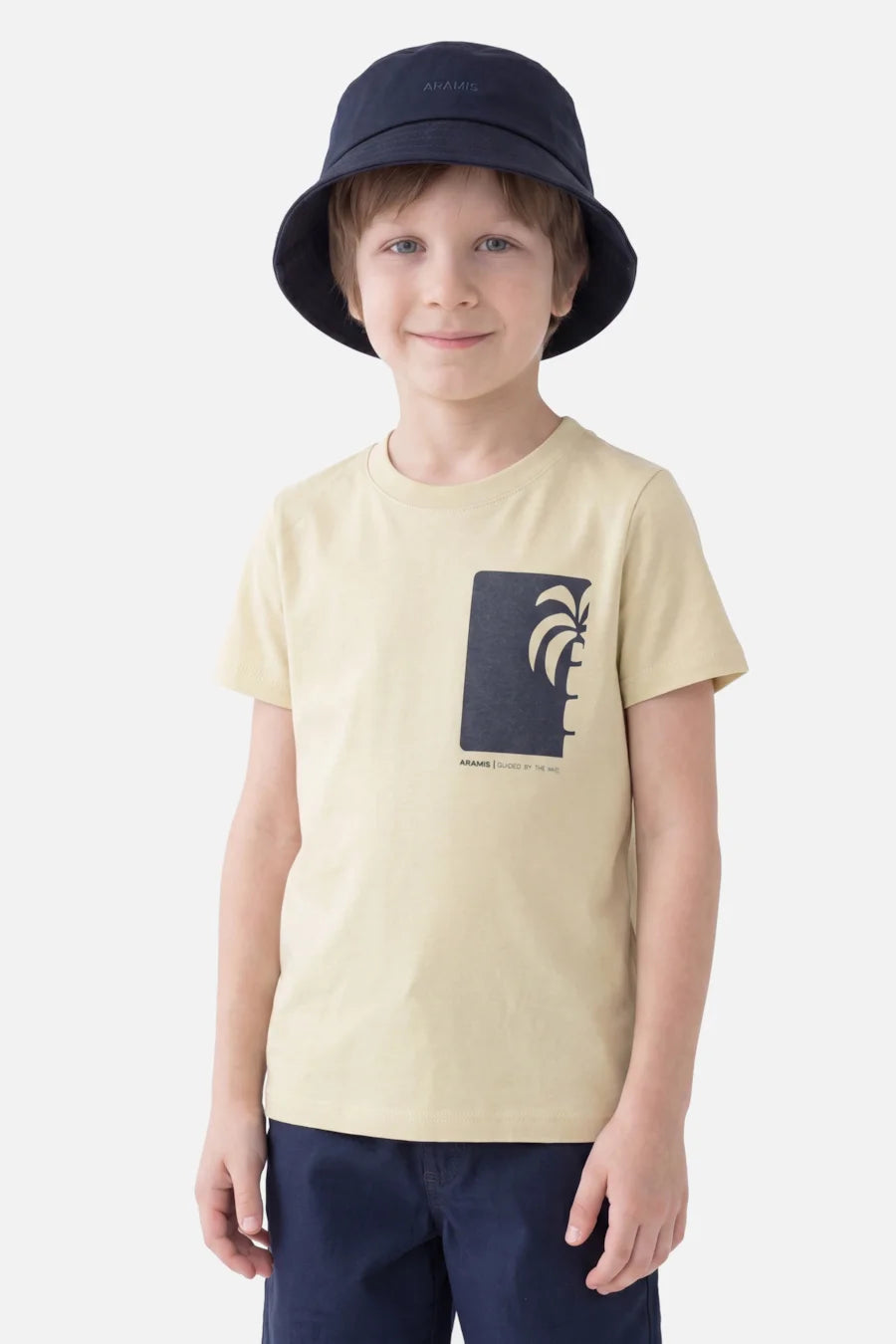CAMISETA ARAMIS INF MC ESTAMPA COQUEIRO VANILLA