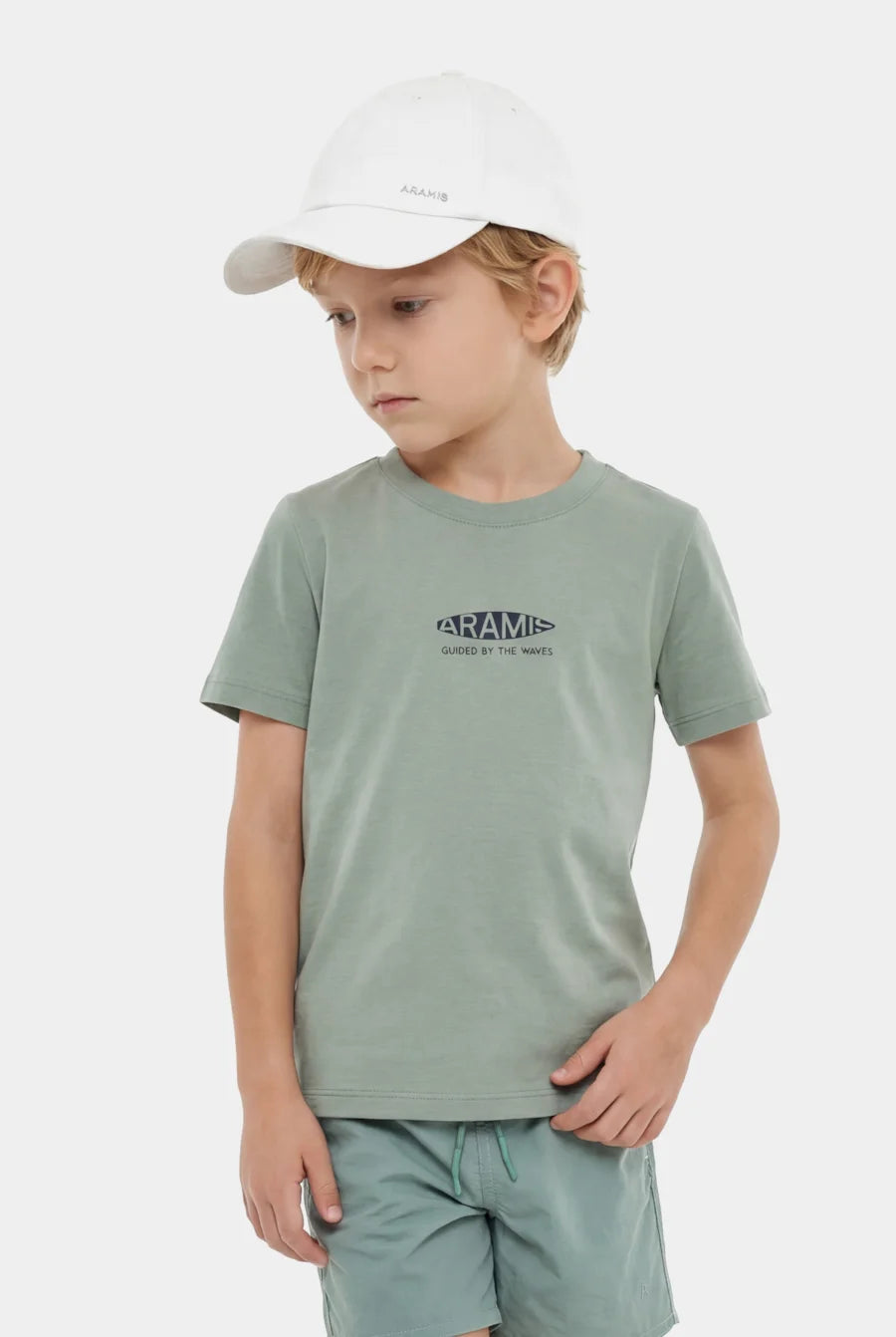 CAMISETA ARAMIS INF ESTAMPA BOARD MENTA