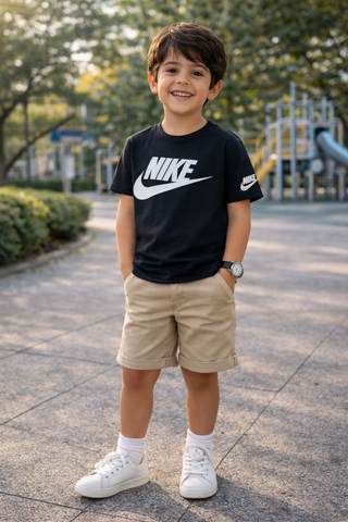 CAMISETA NIKE KIDS MAS FTR EVERGREEN PRETO K25