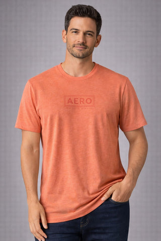 CAMISETA MASC MC AEROPOSTALE LARANJA