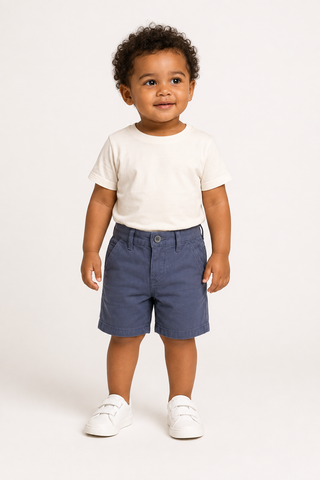 BERMUDA ARAMIS INF CHINO COLOR SARJADA MARINHO