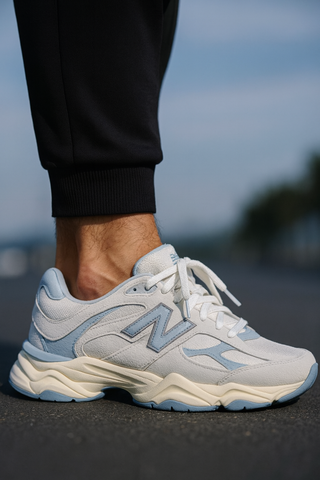 TENIS 9060 UNISEX NEW BALANCE BRANCO/PRATA ECA