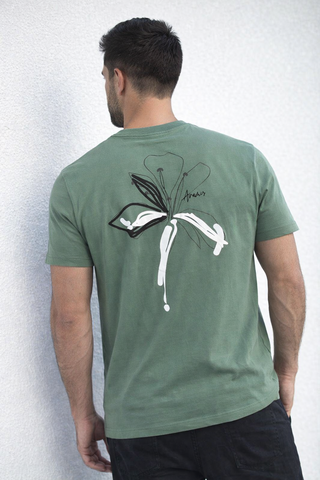 CAMISETA ARAMIS MAS MC FLORAL SELVA