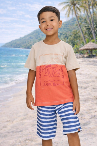 CONJ MAS SUMMER ALPHABETO AREIA/BRANCO/MARINHO