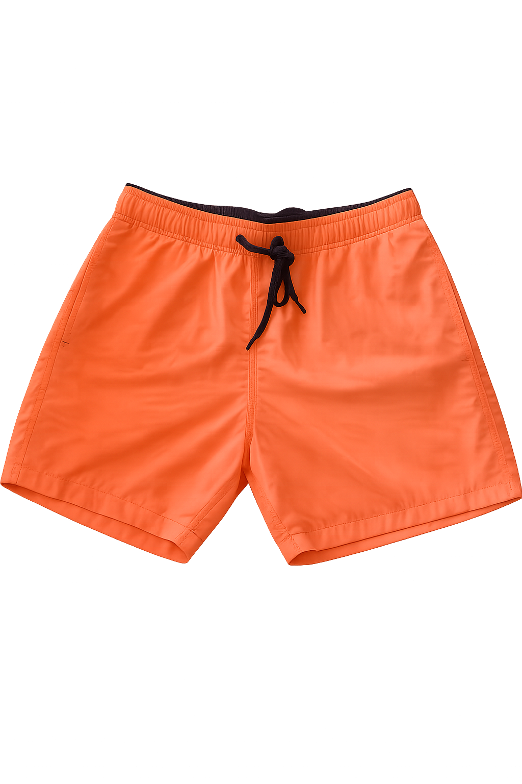 SHORT TACTEL MAS LISO C ELAST COLLOR LARANJA NEON/MARINHO