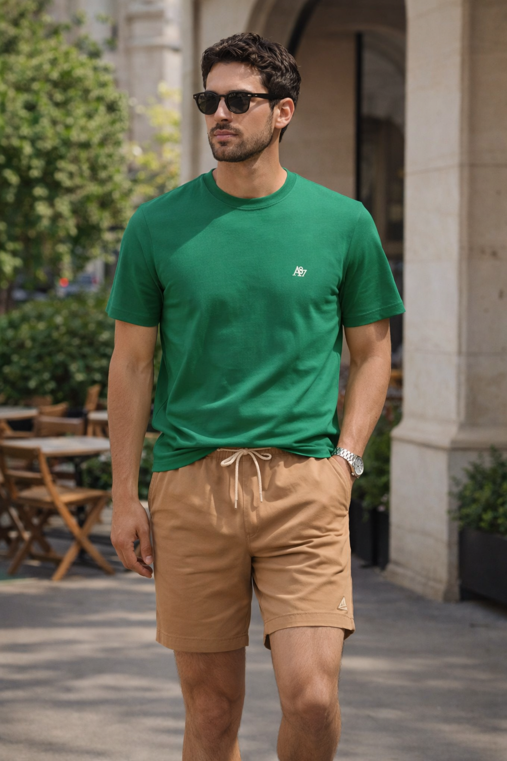 CAMISETA MAS MC A87 AEROPOSTALE VERDE