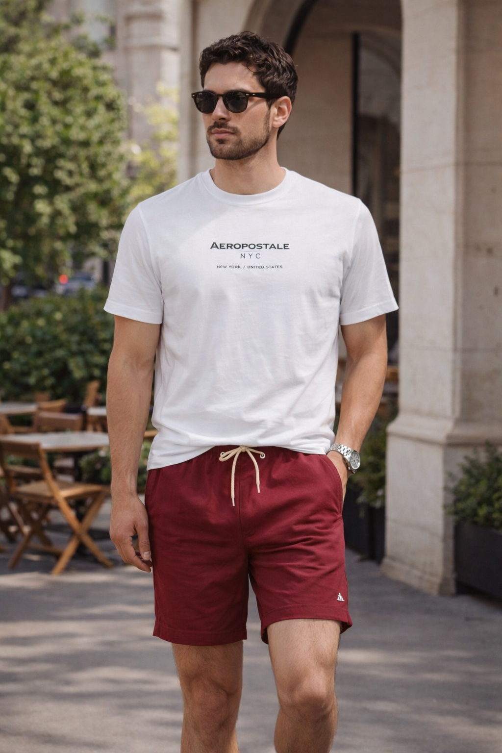 CAMISETA MAS MC COMFORT AEROPOSTALE BRANCO