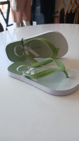 CHINELO CKJ KIDS MAS DEGRADE VERDE