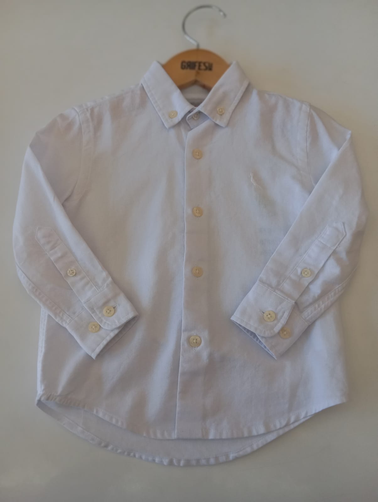 NOVO CAMISA RSV MINI ML OXFORD COLOR BRANCO