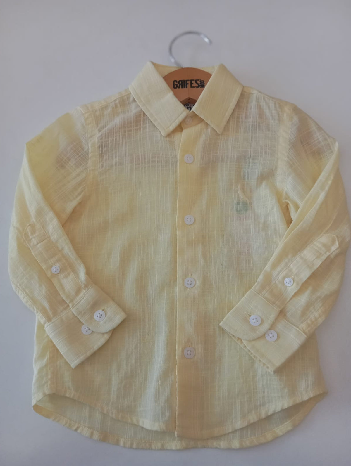 CAMISA RESERVA MINI ML FLAME LEVE AMARELO