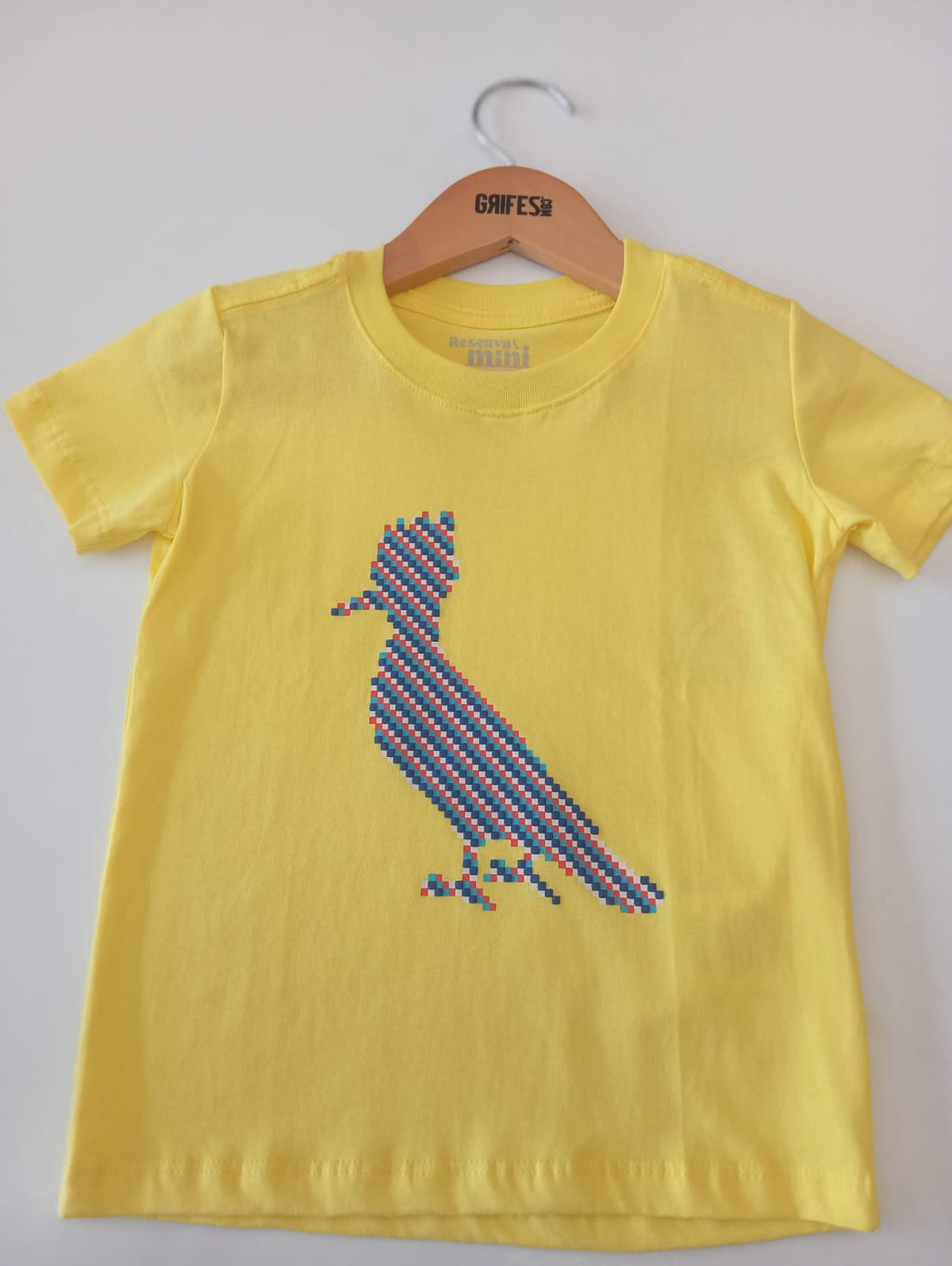 CAMISETA RSV MINI MC EST PICA PAU PIXEL AMARELO VIBRANTE