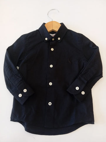 CAMISA RESERVA MINI ML CONT OXFORD PRETO