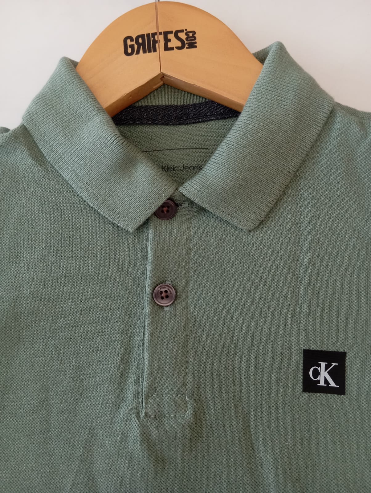 POLO CKJ KIDS MAS MC PREMIUM VERDE