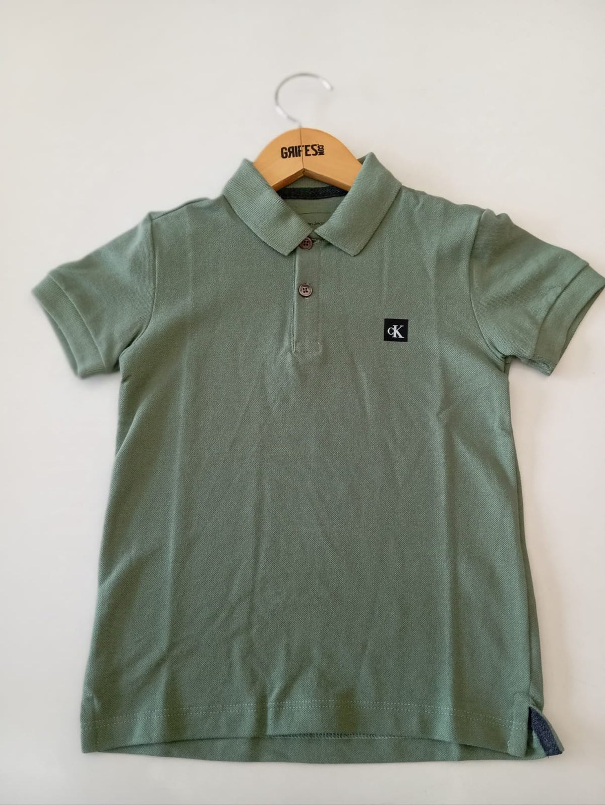 POLO CKJ KIDS MAS MC PREMIUM VERDE