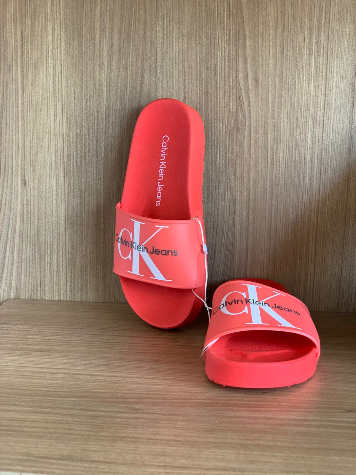 CHINELO CKJ KIDS FEM SLIDE MELANCIA