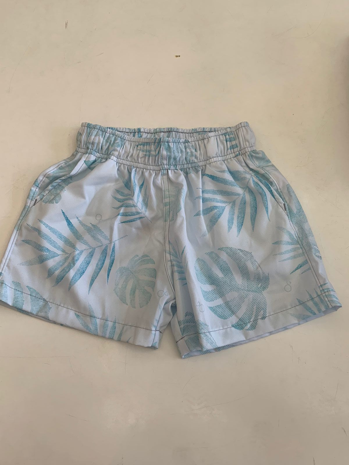 BERMUDA BOXER OGOCHI KIDS ESSENC ESTAMP AZUL CLARO 9602