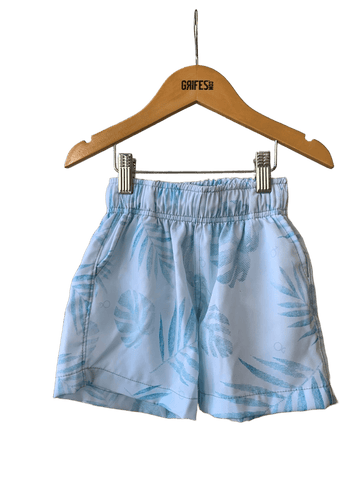 BERMUDA BOXER OGOCHI KIDS ESSENC ESTAMP AZUL CLARO 9602