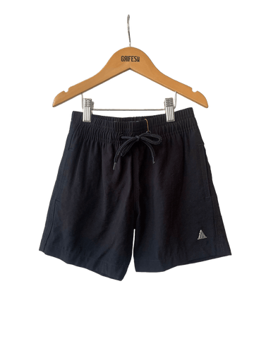 BERMUDA MAS KIDS ALFA PREMIUM VISCOSE PRETO