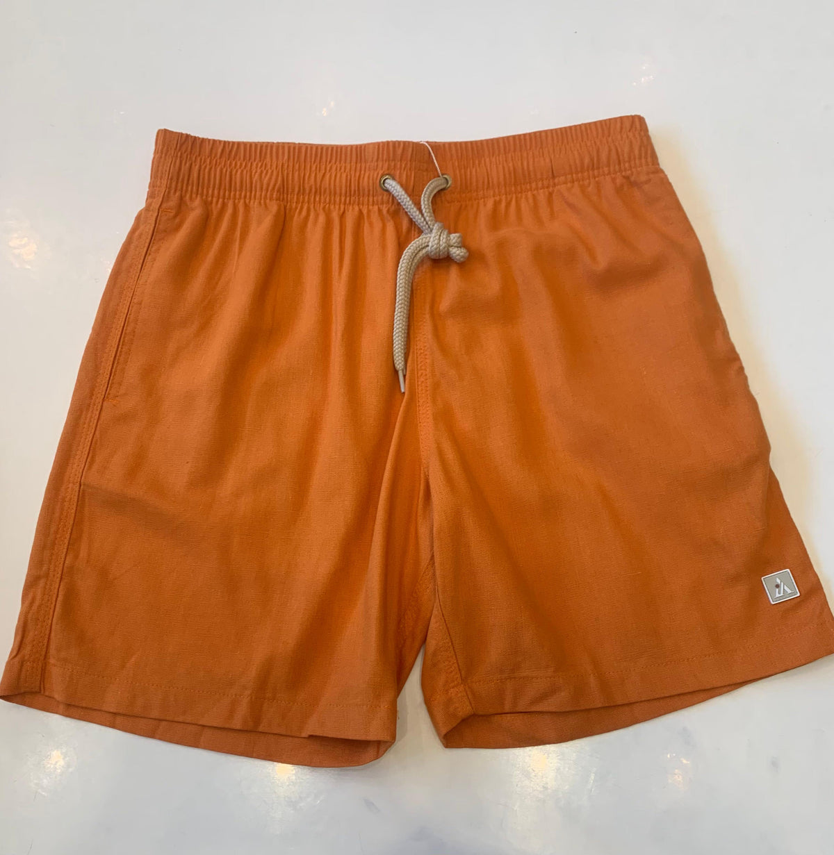 SHORT LINHO MASC LISO LARANJA QUEIMADO LARANJA QUEIMADO