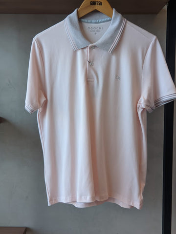 POLO MAS MC CASUAL SLIM PIQUET OGOCHI ROSA CLARO 1520