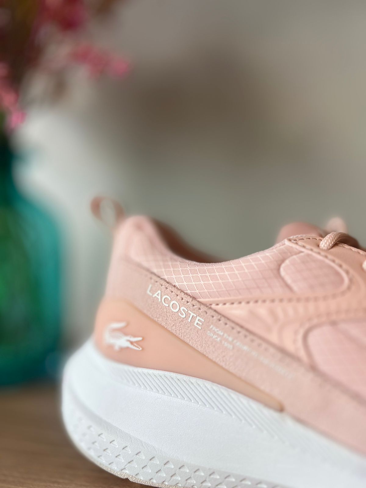 TENIS FEM ATHLEISURE SNKR HOMME TEXTILE ROSA/BRANCO