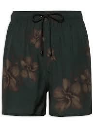 NOVO SHORT PRAIA RSV MAS EST CAMP FLOWERS PRETO