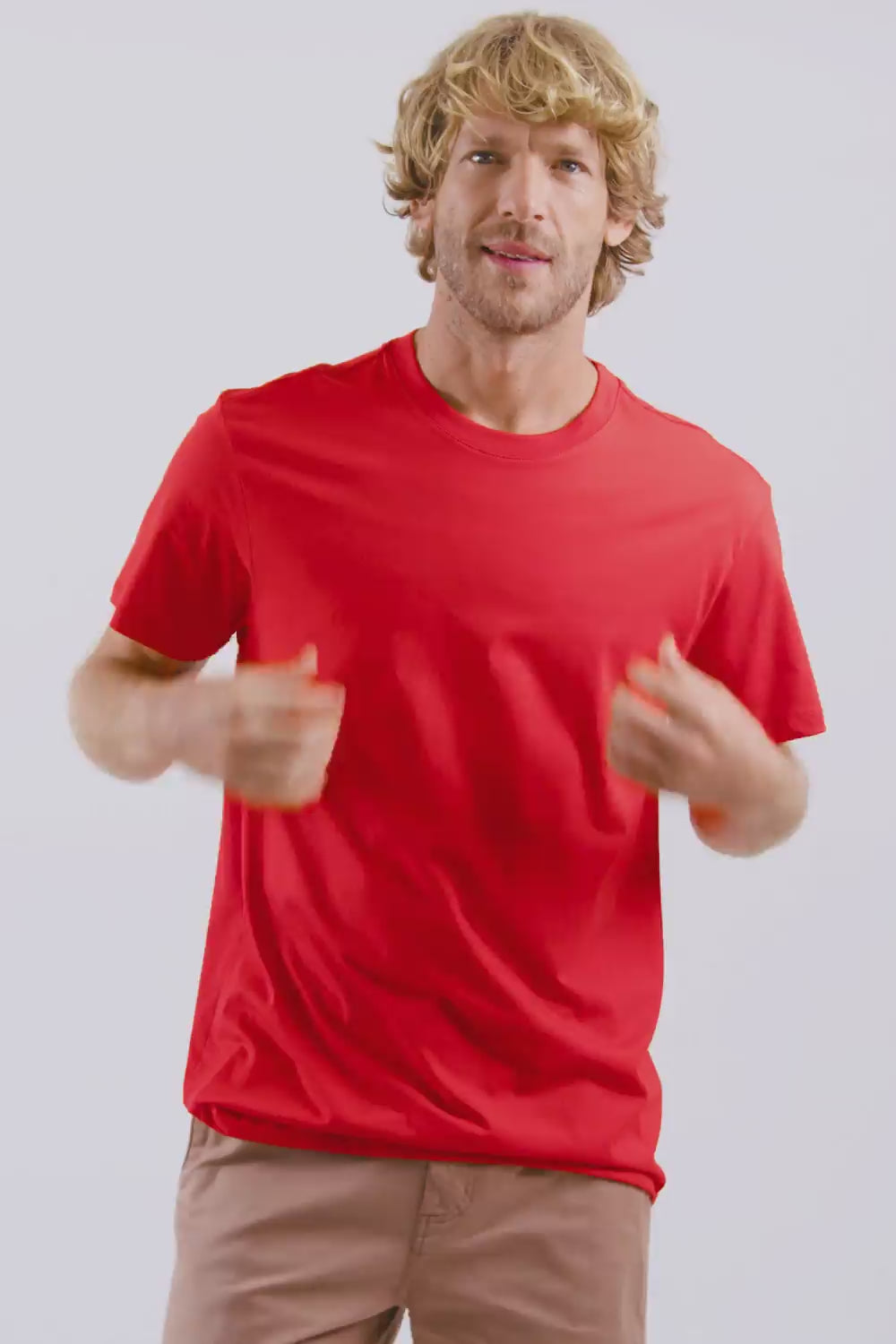 CAMISETA RSV MASC MC PIMA CORES VERMELHO CEREJA